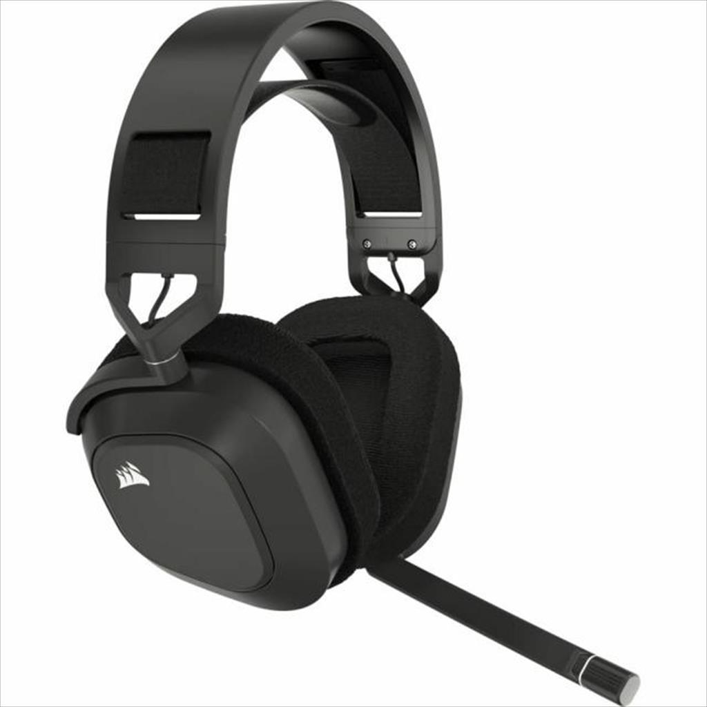 HEADPHONES CORSAIR Gaming-Headset HS80 MAX Wireless and Bluetooth PC/PS5/PS4 RGB w/microphone, Steel Grey CA-9011295-EU - Image 4