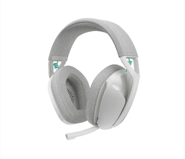 Headphones logitech gaming-headset g321 wireless lightspeed/ bluetooth w/microphone 981-001569, usb-a/c ,white