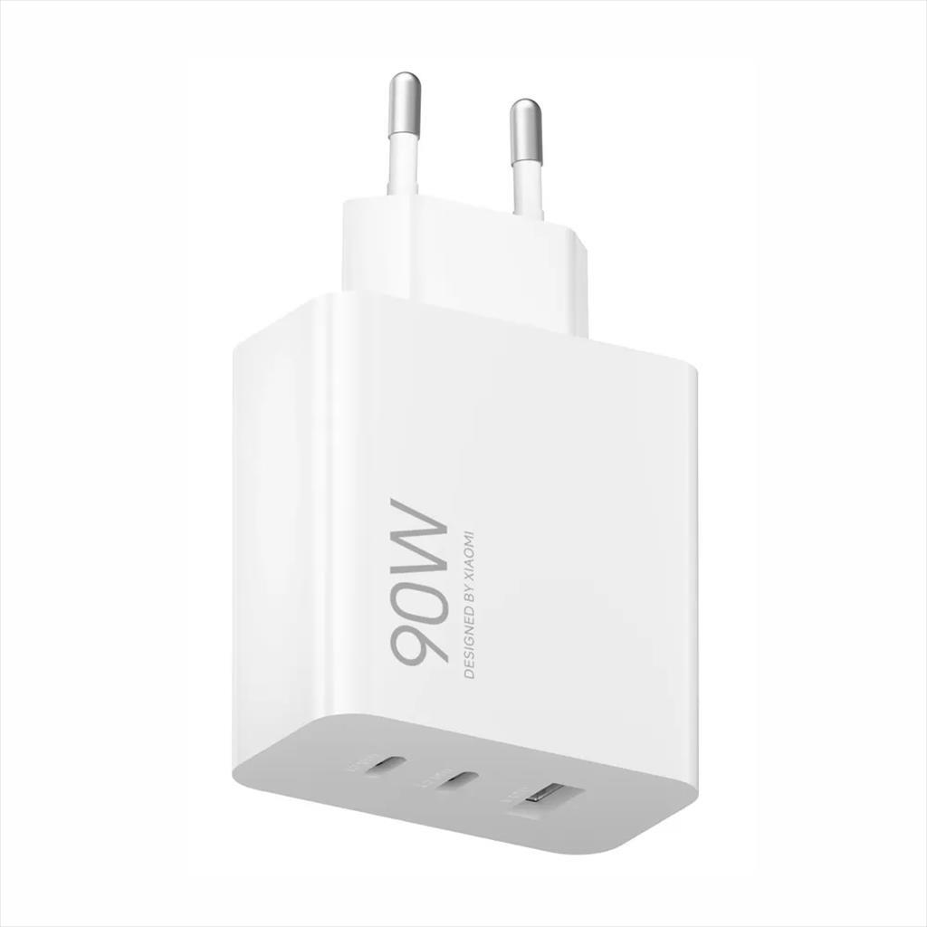 PHONE CHARGER XIAOMI HYPERCHARGE COMBO (USB-A, x2 USB-C) 90W (data cable not included), BHR087MEU - Image 2