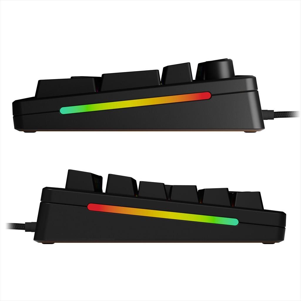 KEYBOARD MECHANICAL GLORIOUS GMMK 3 HE RGB 100% Dual HE/MX Hot Swappable Fox HE Switches, Black, w/knob GLO-KB-GMMK3-100-PB-HE-W-BLK-US - Image 3