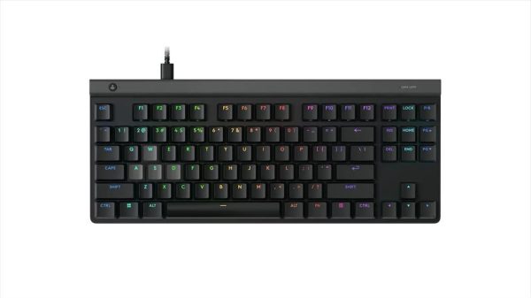 Keyboard mechanical logitech g515 rapid tkl low-profile magnetic analog switch lightspeed wired rgb tactile black , 920-013861