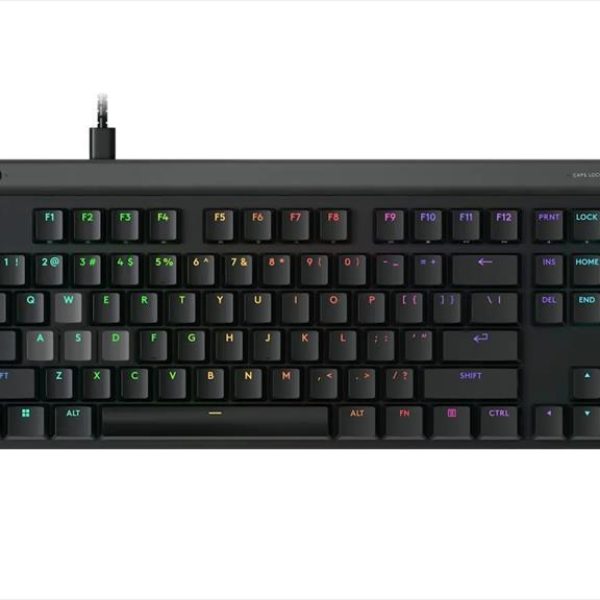KEYBOARD MECHANICAL LOGITECH G515 RAPID TKL Low-profile Magnetic analog switch LIGHTSPEED WIRED RGB TACTILE Black , 920-013861