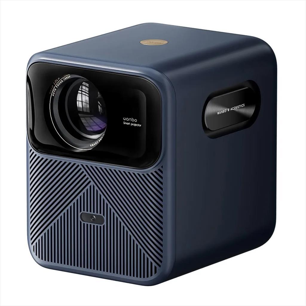 PROJECTOR WANBO MOZART 1 PRO NEW GOOGLE TV, 1200Ansi, 3000:1 FHD (1920x1080), 16:9 , 4:3, HDMI, USB 2.0, AUX, WIFI 6, BT 5.0, 2GB RAM,16GB Storage, w/speakers, Blue - Image 2