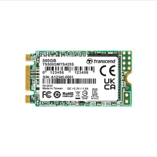 SSD M.2 500GB TRANSCEND MTS425S (SATAIII) 3D NAND TS500GMTS425S  2242