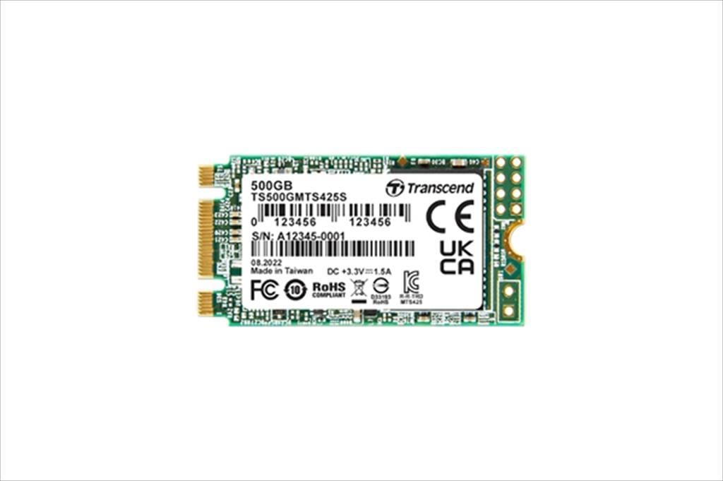 SSD M.2 500GB TRANSCEND MTS425S (SATAIII) 3D NAND TS500GMTS425S 2242