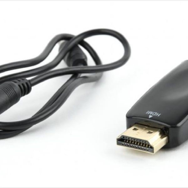 CONVERTOR HDMI (M) TO VGA (F) + audio Black Blister CABLEXPERT  AB-HDMI-VGA-02
