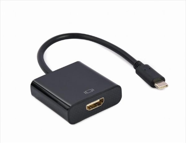 Convertor type-c to hdmi 4k 60hz black, cablexpert, a-cm-hdmif-04