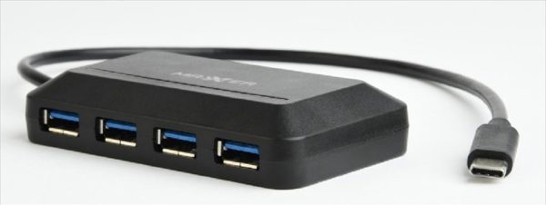 Usb hub type-c to 4port usb 3.1, maxxter act-hub3c-4p