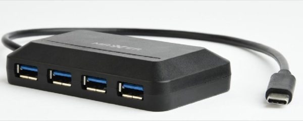 USB HUB TYPE-C TO 4PORT USB 3.1, MAXXTER ACT-HUB3C-4P