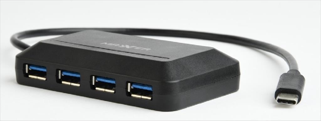 USB HUB TYPE-C TO 4PORT USB 3.1, MAXXTER ACT-HUB3C-4P