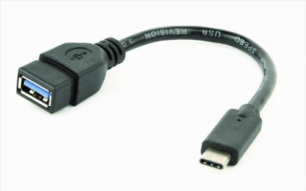 Cables usb 3.0 otg female to type-c male 20cm, cablexpert a-otg-cmaf3-01