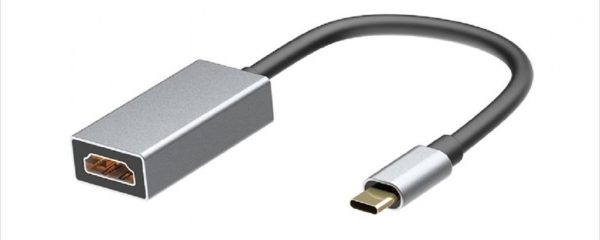 CONVERTOR TYPE-C TO HDMI 4K 60Hz Grey, CABLEXPERT, A-USB3C-HDMI-01