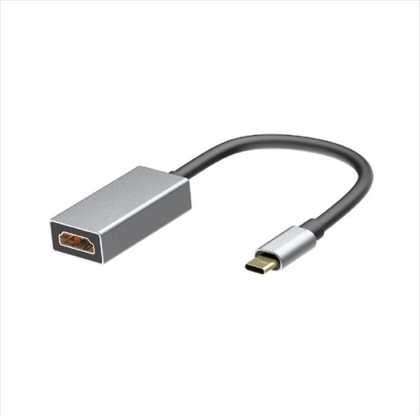 Convertor type-c to hdmi 4k 60hz grey, cablexpert, a-usb3c-hdmi-01