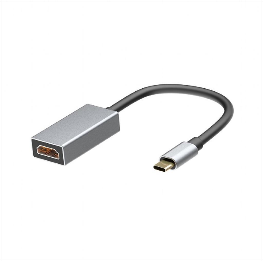 CONVERTOR TYPE-C TO HDMI 4K 60Hz Grey, CABLEXPERT, A-USB3C-HDMI-01