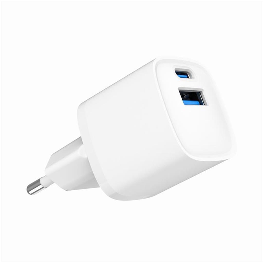 PHONE CHARGER GEMBIRD 2-PORT (USB-A/USB-C) 20W, TA-UC-PDQC20-W-01 - Image 2