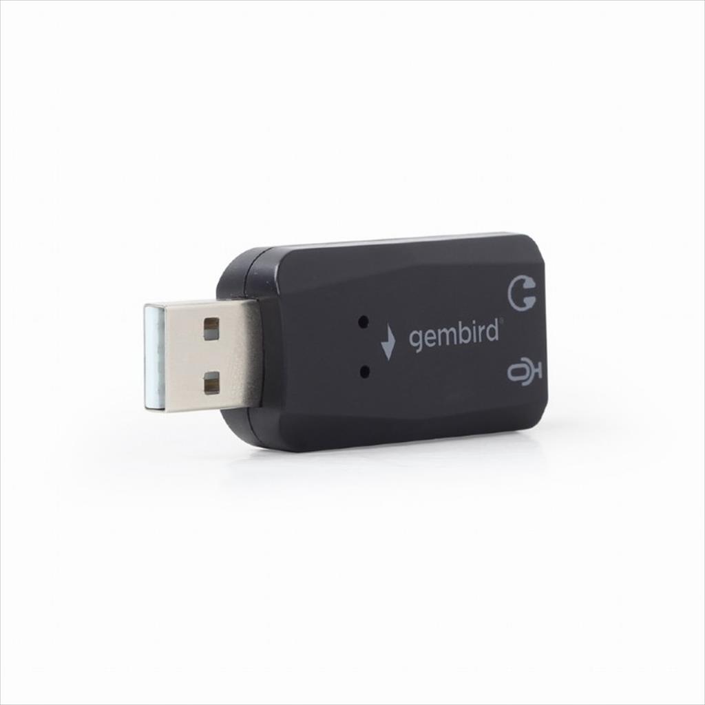 SOUND CARD USB 2.0 Virtus Plus GEMBIRD SOUND card, 1x3.5mm, mic/in, SC-USB2.0-01 - Image 3