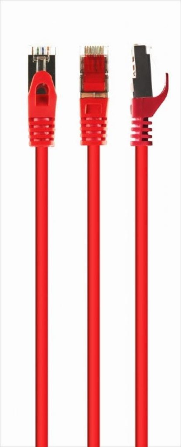 Cables net patch s/ftp cat6a lszh 0.25m red cablexpert