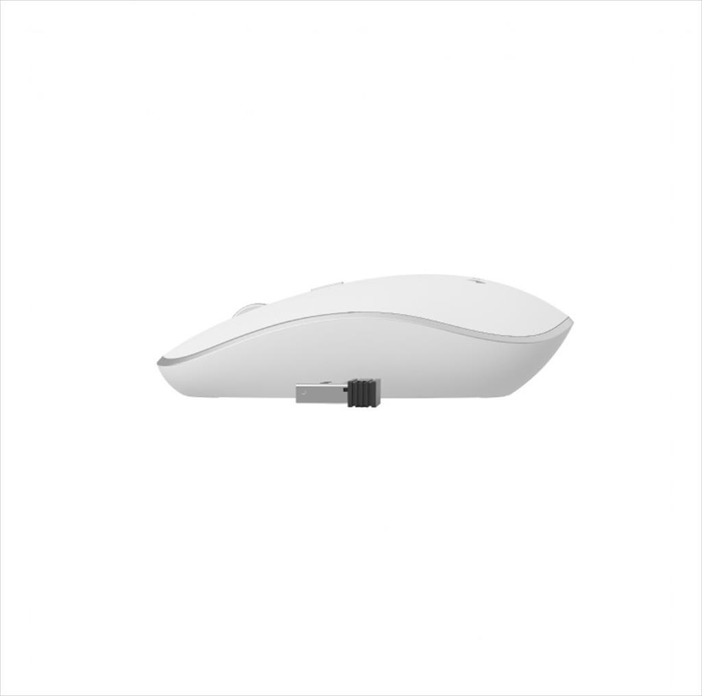 MOUSE WIRELESS USB GEMBIRD, nano receiver, white, MUSW-4B-01-W - Image 2
