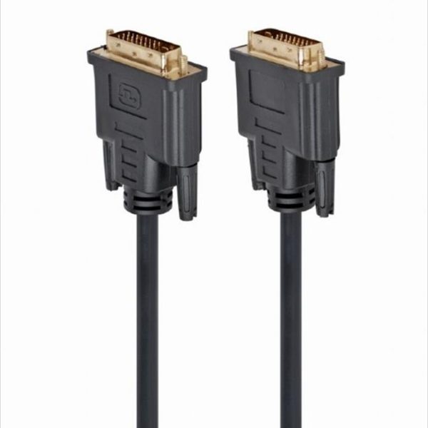 CABLES MONITOR DVI-D Dual Link M-M 1.8М CABLEXPERT, CC-DVI2-BK-6