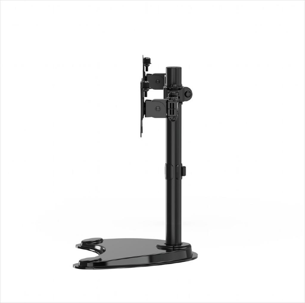 MONITOR STAND GEMBIRD, 2 MONITOR, 13"-32", VESA 100/75mm, Tilt, Swivel, Rotation, 8kg, MS-D2ST-02 - Image 4