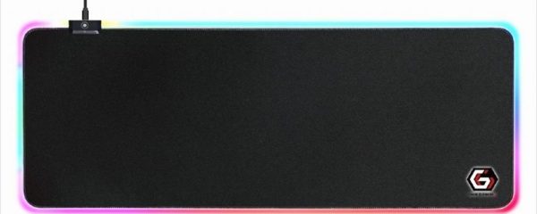 MOUSEPAD GEMBIRD with LED light effect, Black L 300x800x4mm, MP-GAMELED-L
