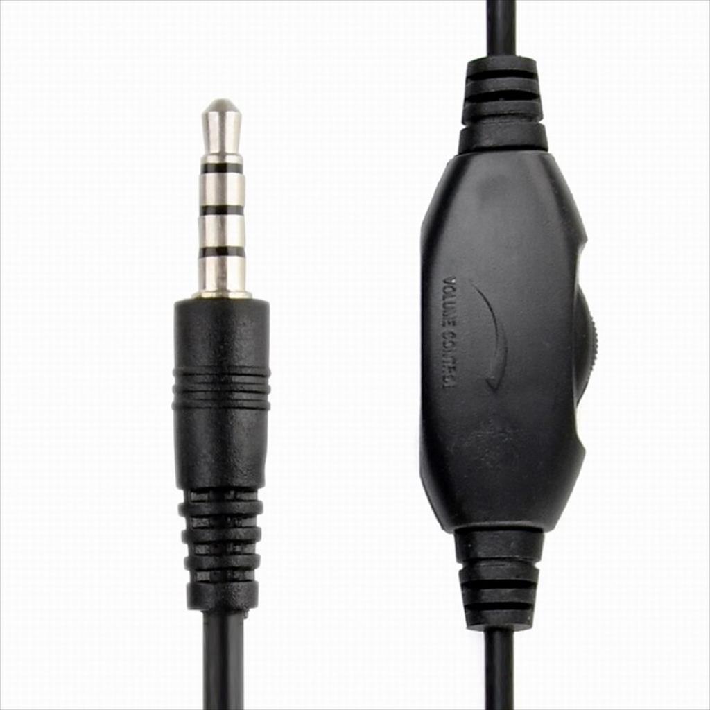 HEADPHONES GEMBIRD w/microphone 1x3.5mm Black, MHS-03-BKRD - Image 4