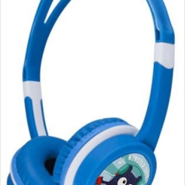 HEADPHONES GEMBIRD KIDS Blue, w/microphone 1x3.5mm jack, MHP-JR-B