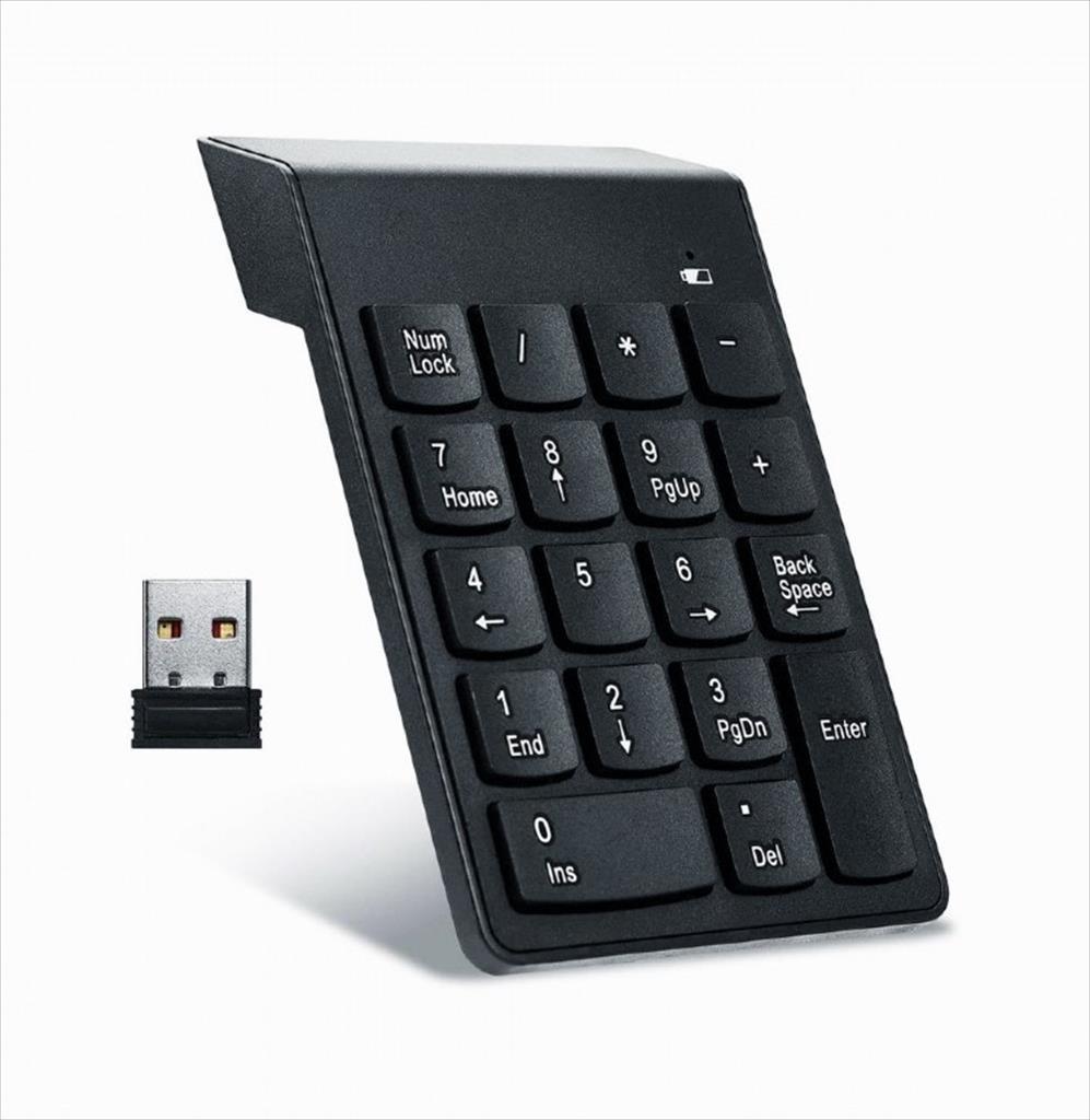 KEYPAD WIRELESS GEMBIRD w/18 BUTTONS BLACK, KPD-W-02 - Image 2