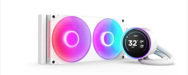 COOLERS CPU AIO NZXT Kraken 280 ELITE V2 RGB, 1x280mm F280 RGB Core fans, RGB Controller, w/2.72" IPS display, RL-KR28E-W2, MATTE WHITE