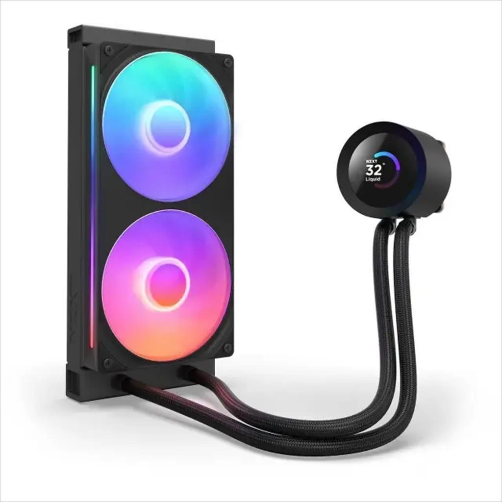 COOLERS CPU AIO NZXT Kraken Plus 240 RGB, F240 RGB Core fan, w/1.54" LCD display, RL-KR240-B2, matte black - Image 3