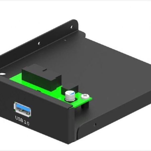 CASE MOUNT 3,5" GEMBIRD  2x USB3.1, (Type-A + Type-C), FDI3-U3C-01