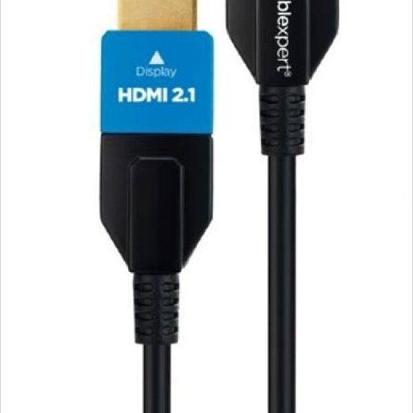 CABLES MONITOR HDMI Active Optical (AOC) 8K (60Hz) with Ethernet, CABLEXPERT AOC SERIES M-M 20M, CC-HDMI8K-AOC-20M