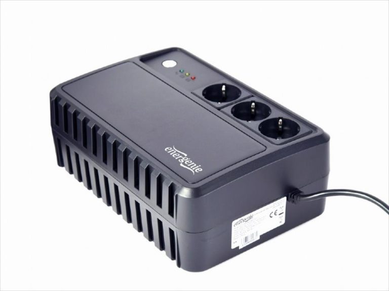 UPS 600VA/360W ENERGENIE, DESKTOP 600,  w/ AVR, 3x (CEE 7/4), EG-UPS-3SDT600-01