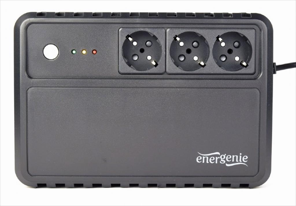 UPS 600VA/360W ENERGENIE, DESKTOP 600,  w/ AVR, 3x (CEE 7/4), EG-UPS-3SDT600-01 - Image 3