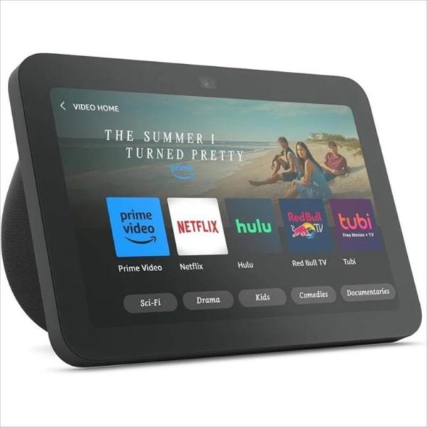 SMART DISPLAY AMAZON ECHO SHOW 8, 3rd Gen, MULTIMEDIA SPEAKER, Charcoal, 30W, SHOW8G3-BK