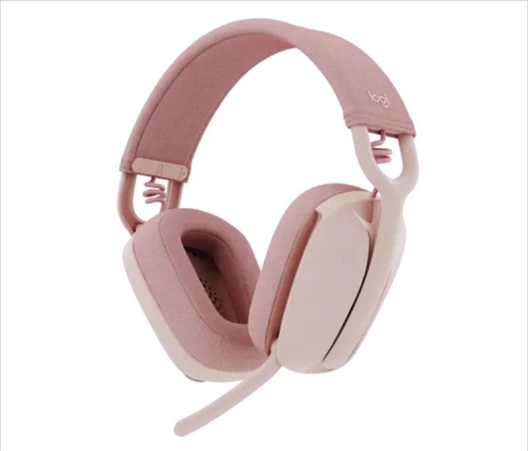 HEADPHONES WIRELESS LOGITECH Zone VIBE 100 Rose, lightweight Bluetooth w/microphone 981-001224