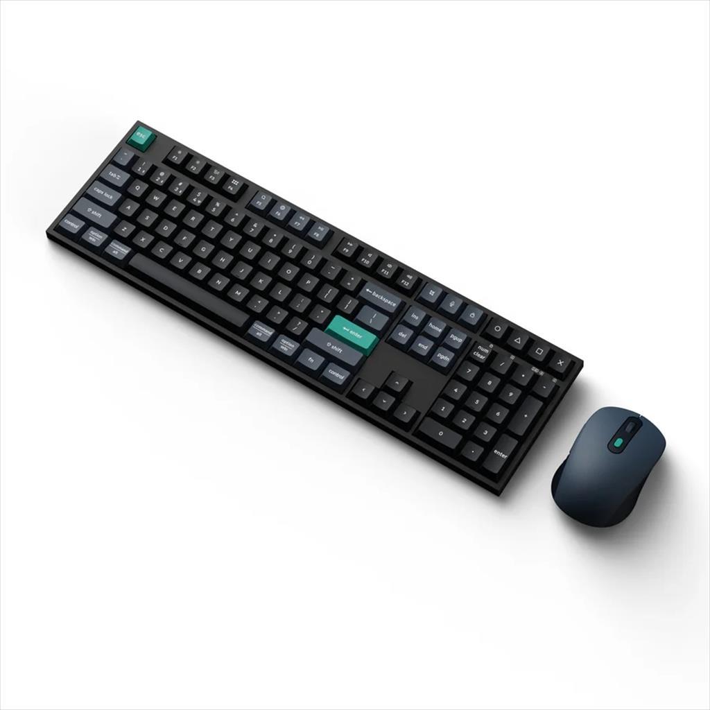 COMBO KEYBOARD AND MOUSE WIRELESS KEYCHRON B36 FULLSIZE + BM25 Scissor switch Multi-Device (Wired, 2.4Ghz,Bluetooth), Deep Black, KCBD2 - Image 2
