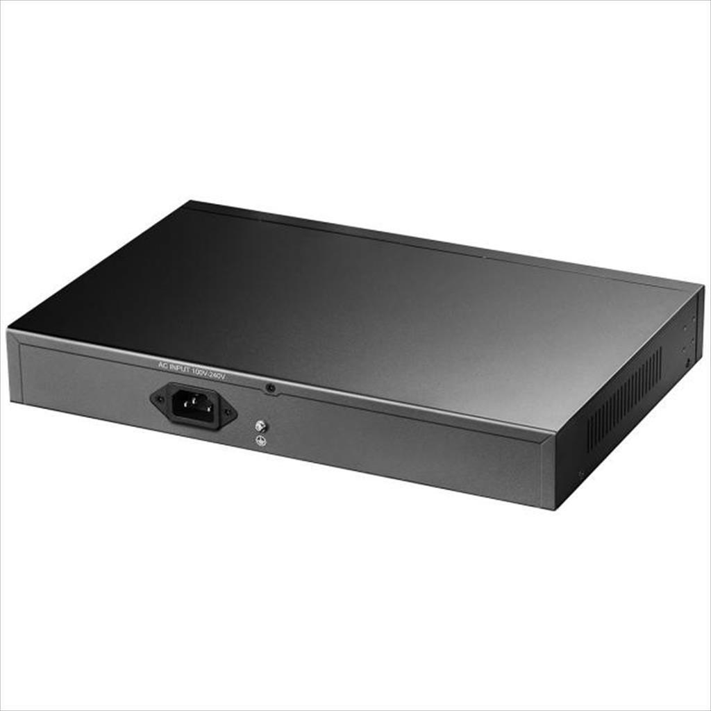 NET Switch POE+ CUDY 16-port 10/100, 2x Uplink GbE, SFP, FS1018PS1, 200W, Metal Rack-Mount - Image 2