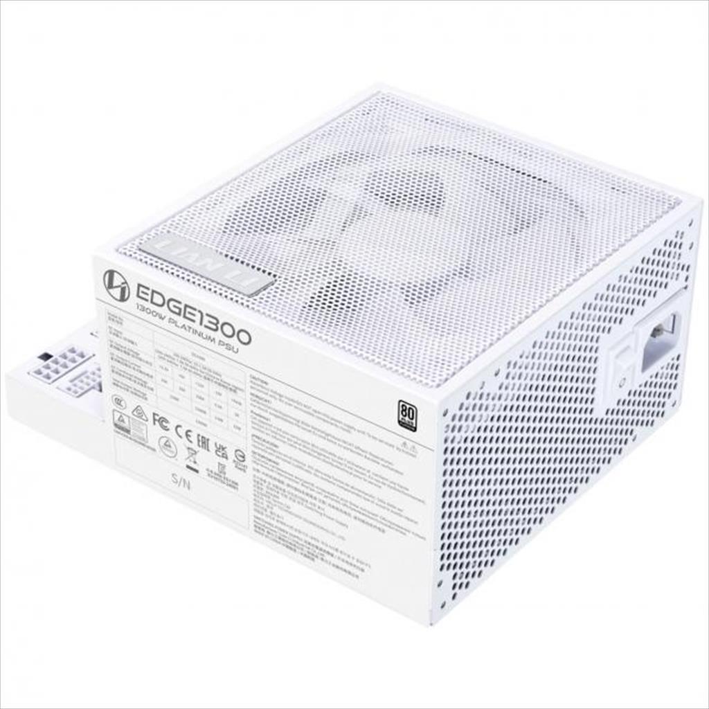 PSU 1300W LIAN LI EDGE EG1300 80+ PLATINUM, PCIe 5.1 (L-Shape, w/x4 USB 2.0 headers), FULL MODULAR White - Image 4