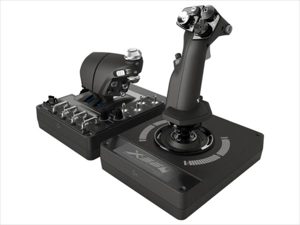 Game joystick logitech x56 dual throttle rgb h.o.t.a.s. 945-000059