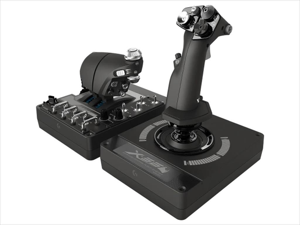 GAME JOYSTICK LOGITECH X56 dual throttle RGB H.O.T.A.S. 945-000059