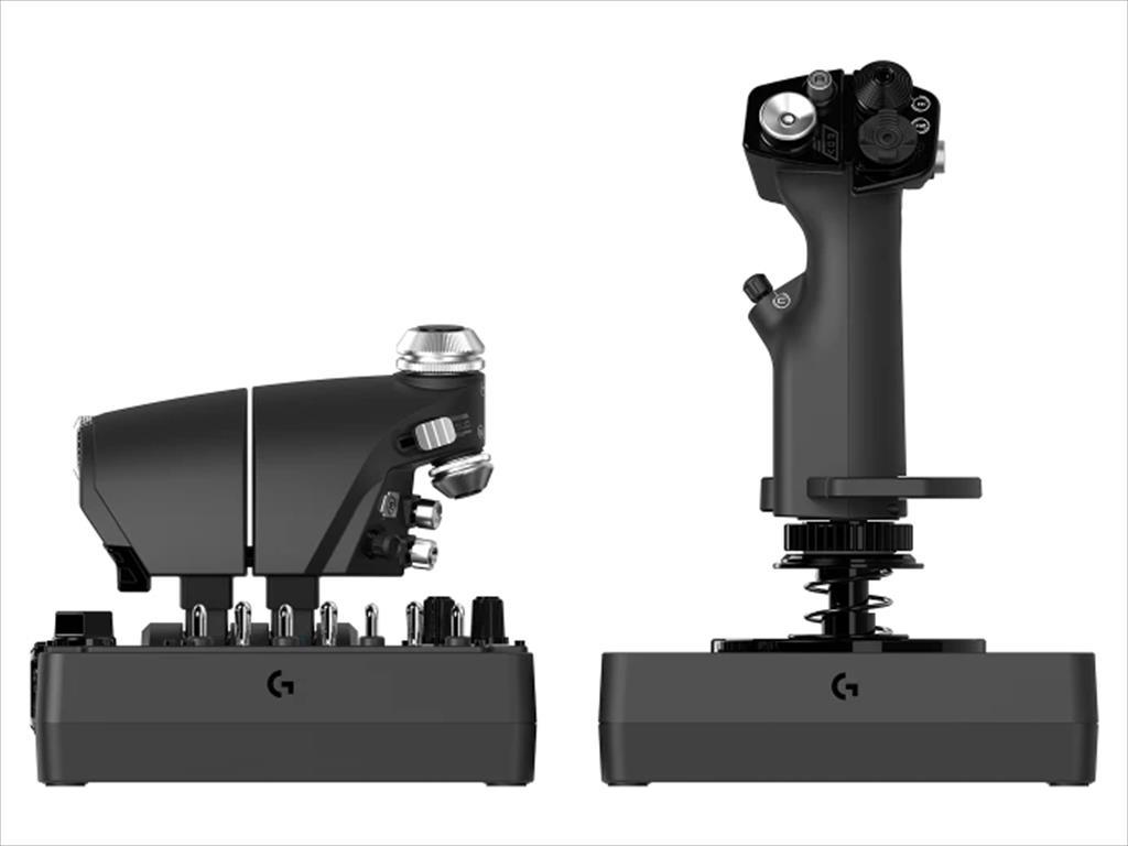 GAME JOYSTICK LOGITECH X56 dual throttle RGB H.O.T.A.S. 945-000059 - Image 3