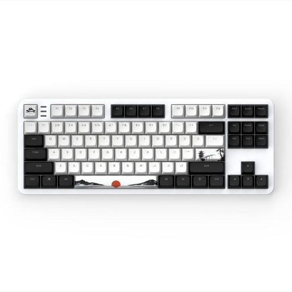 KEYBOARD MECHANICAL DARK PROJECT 87 FUJI V2 (Metal Skeleton) TKL RGB linear G3ms Sapphire switch ANSI layout