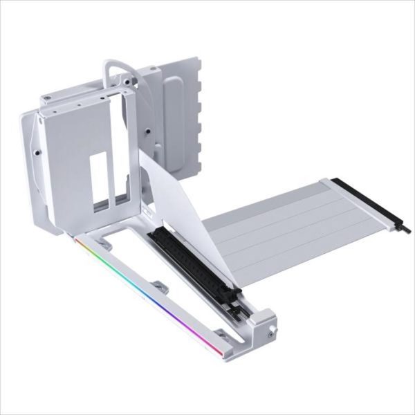 GPU VERTICAL BRACKET KIT Lian LI PCIe 16x Gen4 w/RISER CABLE 175mm,White, VG4-5-V3W