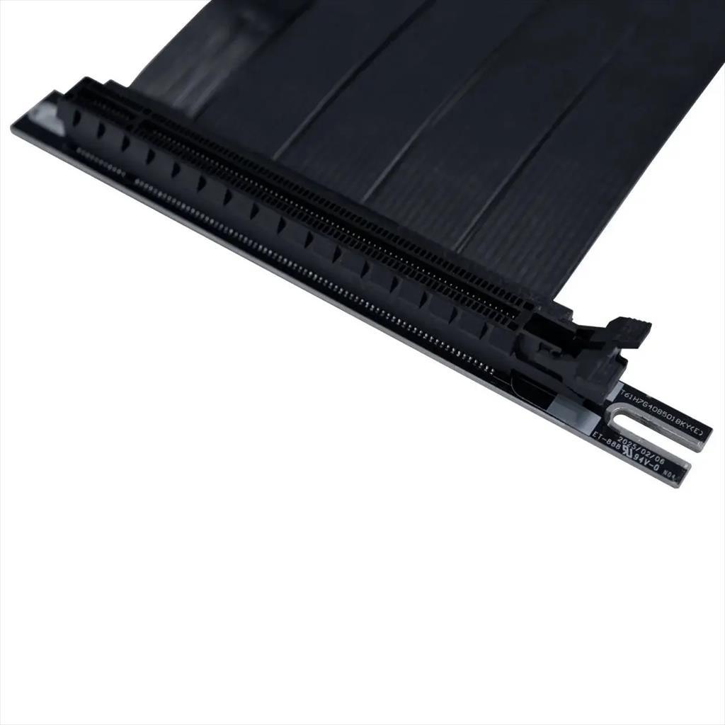 CABLE RISER LIAN LI HIgh Speed PCIe x16 M To PCIe x16 F 200mm Gen 4.0, black, PW-PCI-520X - Image 3