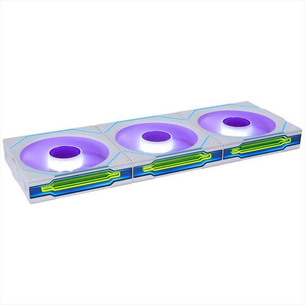 COOLERS CASE FAN 3x120mm LIAN LI UNI FAN SL-INF 120 A-RGB 2300 RPM PWM, w/Controller, Wireless, White, 12SLIN1W3W