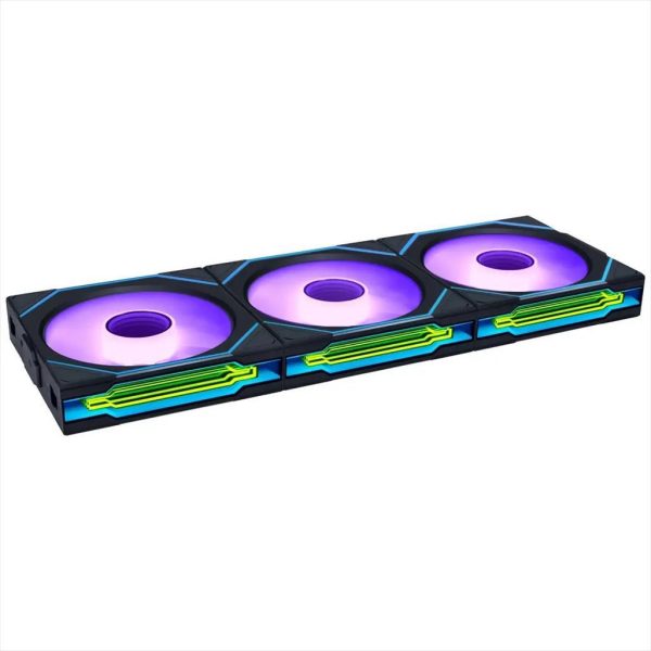 COOLERS CASE FAN 3x120mm LIAN LI UNI FAN TL 120 A-RGB 2300 RPM PWM, w/Controller, Wireless, Black, 12SLIN1W3B