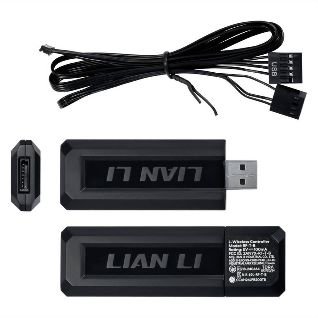COOLERS CASE FAN 3x120mm LIAN LI UNI FAN TL 120 A-RGB 2300 RPM PWM, w/Controller, Wireless, Black, 12SLIN1W3B - Image 5
