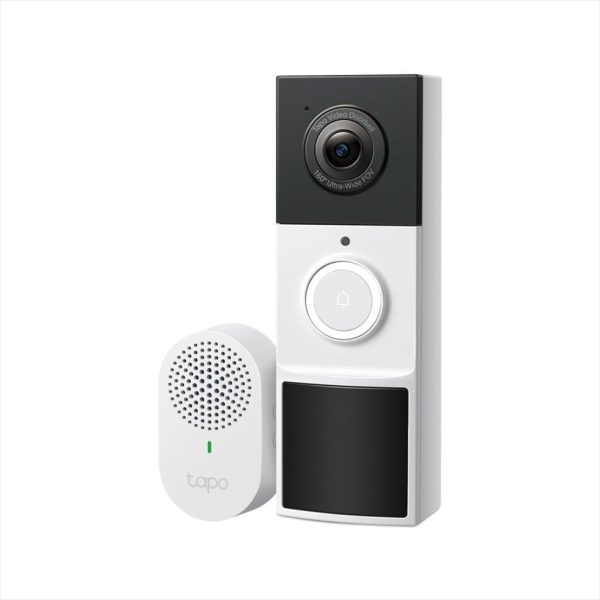 CE SMART DOORBELL TP-LINK TAPO D210, Outdoor, Wireless, 2K QHD (2560×1440), 3MP