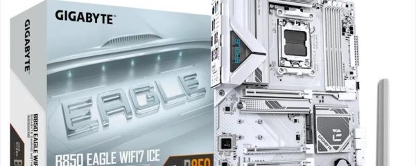 MB AM5 B850 EAGLE WIFI7 ICE GIGABYTE 4xDDR5 8200Mhz (O.C), DP, HDMI, PCI-Ex16 5.0, PCI-Ex8 4.0, PCI-Ex4 4.0, 3xM.2, 4xSATA3, Wi-Fi 7, BT 5.4